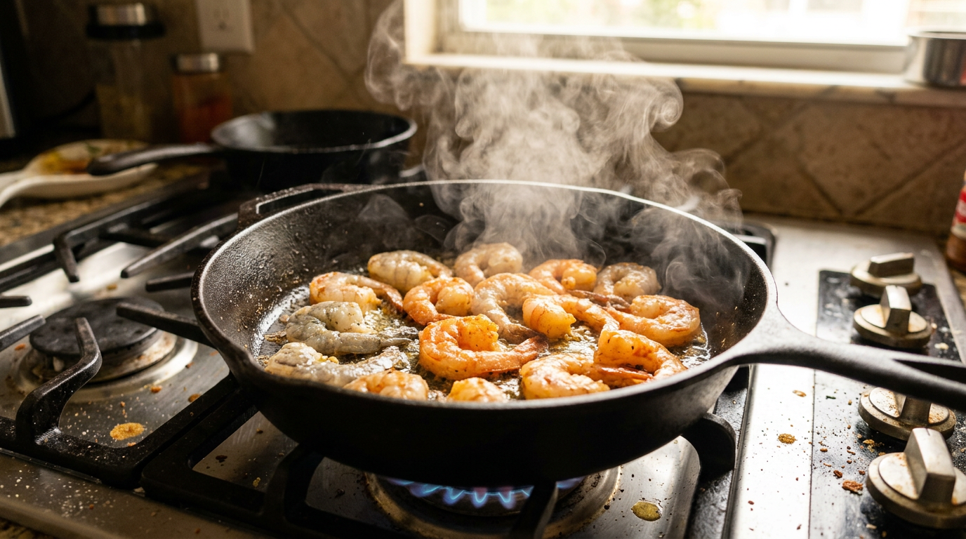 The Sizzling Cast Iron